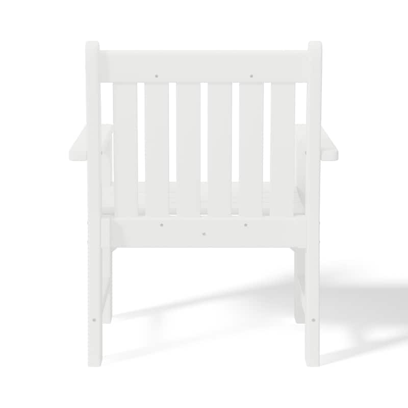 Polytrends Laguna HDPE Outdoor Dining Garden Arm Chair