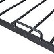 preview thumbnail 19 of 18, Black Full Size Metal House Bed with Trundle and Roof for Kids' Rooms