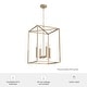 preview thumbnail 5 of 7, Hunter Sunjai 4 Light Modern Candle Pendant - Entry, Dining room - Caged, Glam, Candle