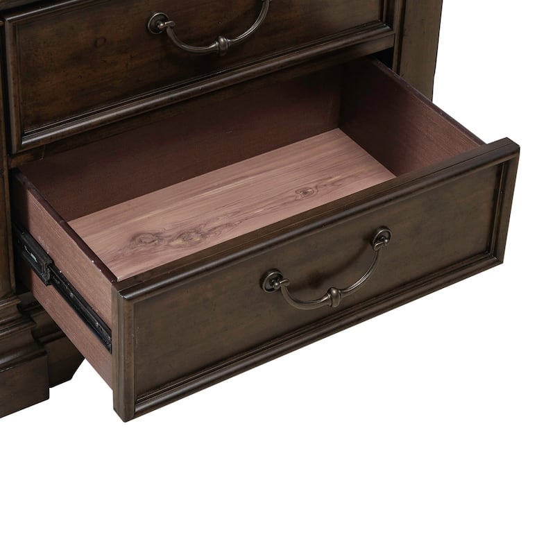 Liberty Furniture Arden Road Poster Bed Bedroom Sets with Dresser & Mirror, Chest, Nightstand - King or Queen
