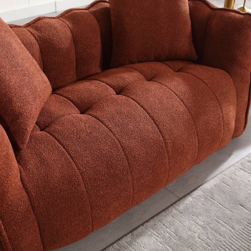 66.1''W Soft beanbag chair with high resilience foam