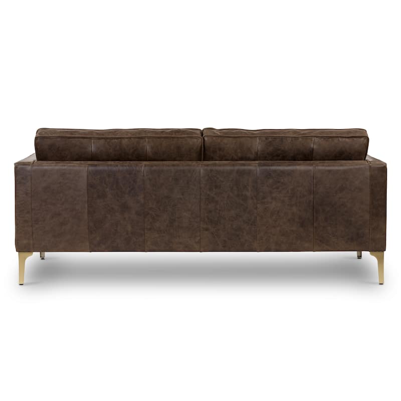Poly & Bark Mateo 82.5" Sofa - Full Grain Genuine Italian Leather