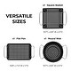 preview thumbnail 2 of 7, Permasteel Black Porcelain Enameled 3-piece Grilling Basket Set