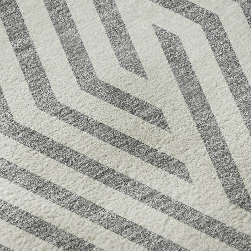 Premium Washable Super Soft Contemporary Geo Mayfield Rug