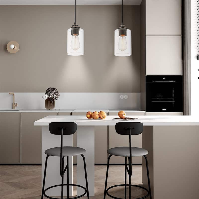 1-Light Pendant - Oil Rubbed Bronze - 4.33"x69.72"