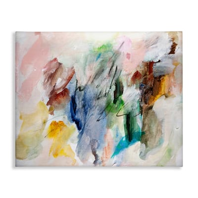 Stupell Earthy Pitter Patter Abstract Canvas Wall Art Design By Gemma Bardot