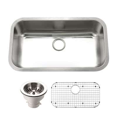 Houzer STL-3600-C Eston 32-3/8" Undermount Single Basin Stainless
