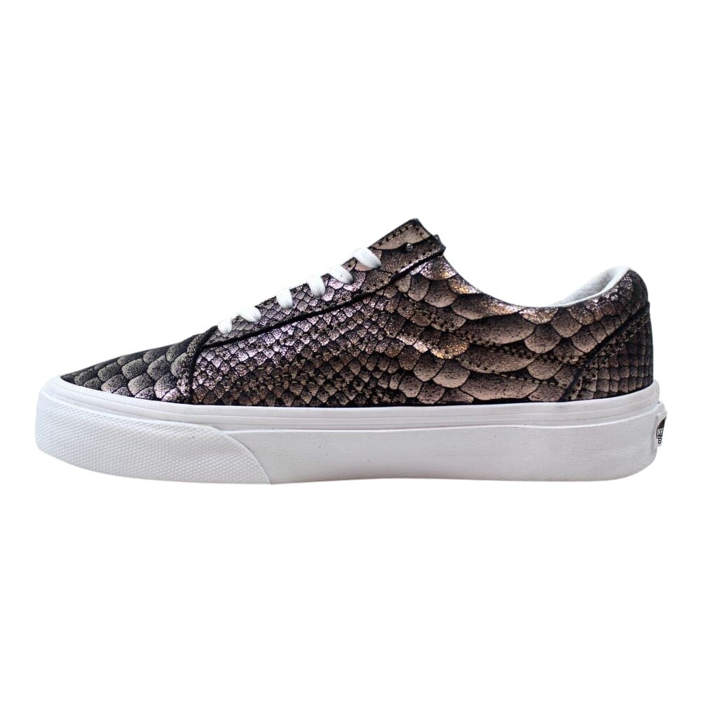 vans metallic snake slip on