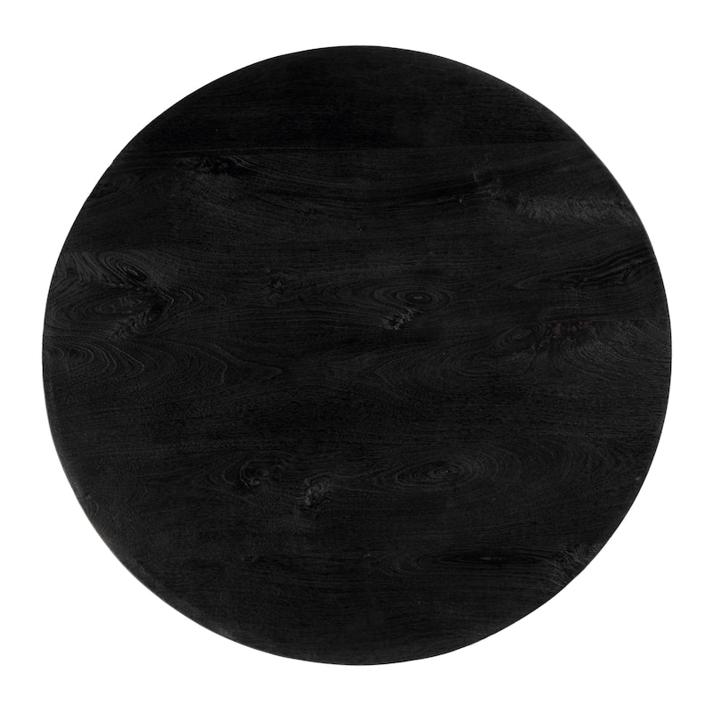 Jenni 30 in. W Round Wood Coffee Table