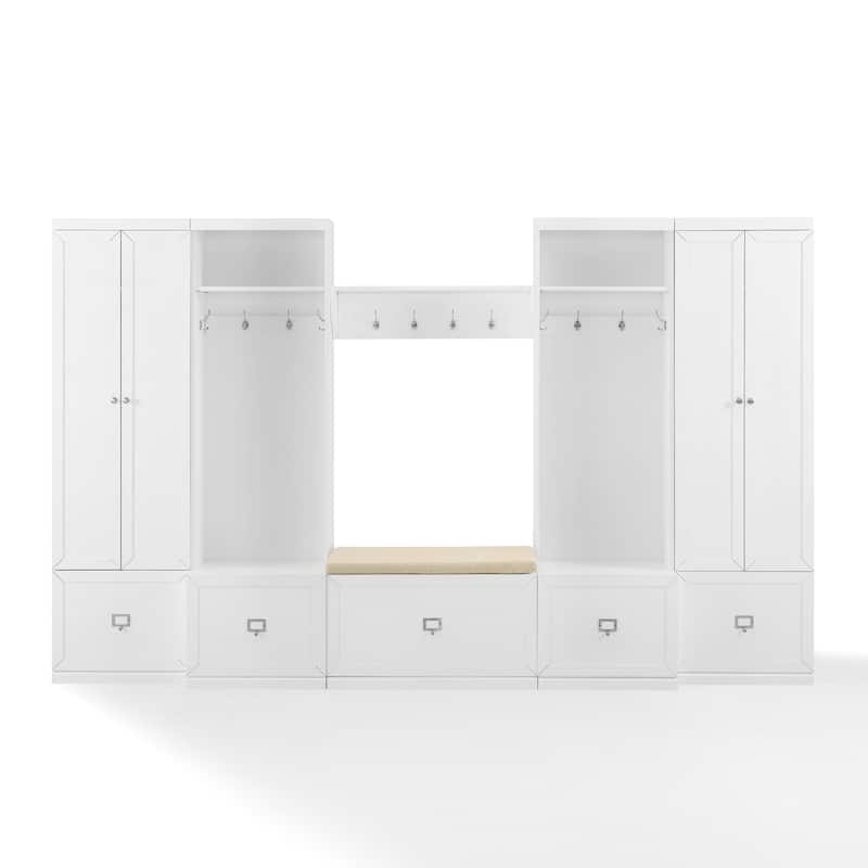 Crosley Harper 6Pc Entryway Set - 121"W x 16.5"D x 74"H