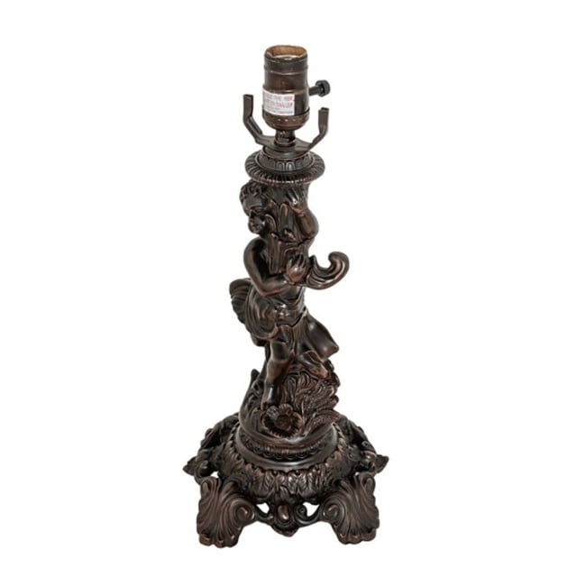 Meyda Tiffany 65598 Cherub 14" Tall Lamp Base