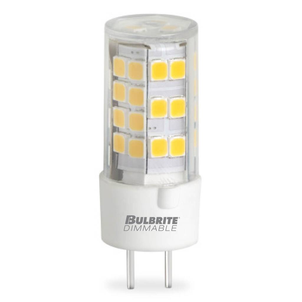Bulbrite Pack of (2) 5 Watt Clear Mini T7 Bi-Pin (GY6.35) LED Bulb
