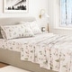 preview thumbnail 22 of 25, Linery & Co. Ultra-Soft Turkish Cotton Flannel Holiday Print Sheet Set