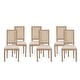 preview thumbnail 17 of 58, Regina French Country Wood and Cane Upholstered Dining Chair (Set of 6) by Christopher Knight Home