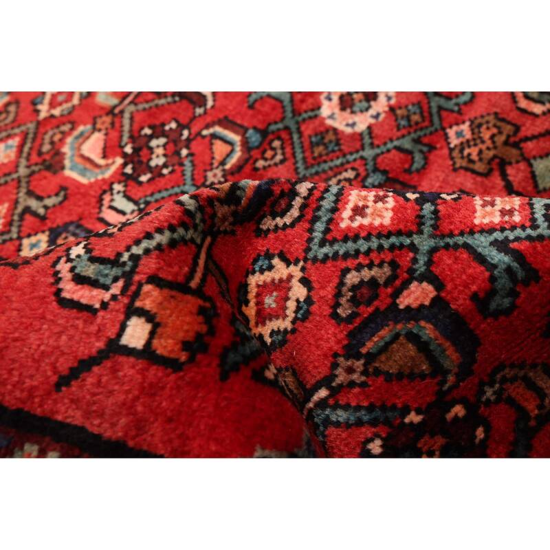 ECARPETGALLERY Hand-knotted Andelz Red Wool Rug - 4'9 x 8'5
