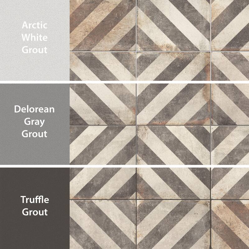 Merola Tile D'Anticatto Decor Obliqua 8-3/4" x 8-3/4" Porcelain Floor and Wall Tile