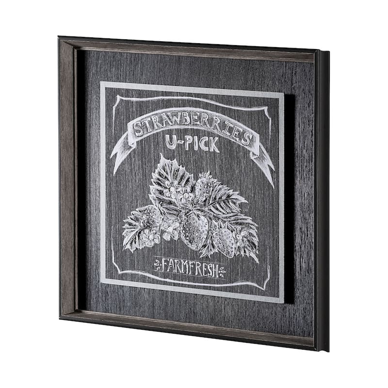 Farm Fresh Strawberries Framed Art Print