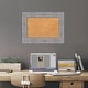 preview thumbnail 50 of 48, Bark Rustic Framed Cork Bulletin Memo Board