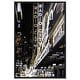 preview thumbnail 2 of 23, Oliver Gal 'Radio City Music Hall' Cities and Skylines Wall Art Framed Canvas Print United States Cities - Gold, Black