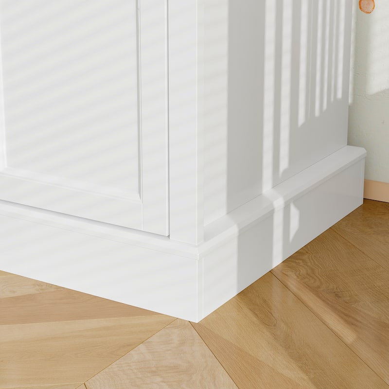 Multipurpose Nursery Dresser with 4 Drawers & Safety Rail
