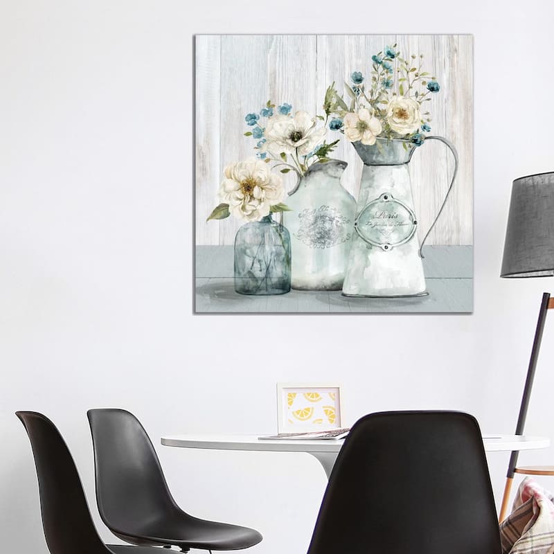 iCanvas "French Garden Flowers I" by Carol Robinson Canvas Print - 37x37x1.5