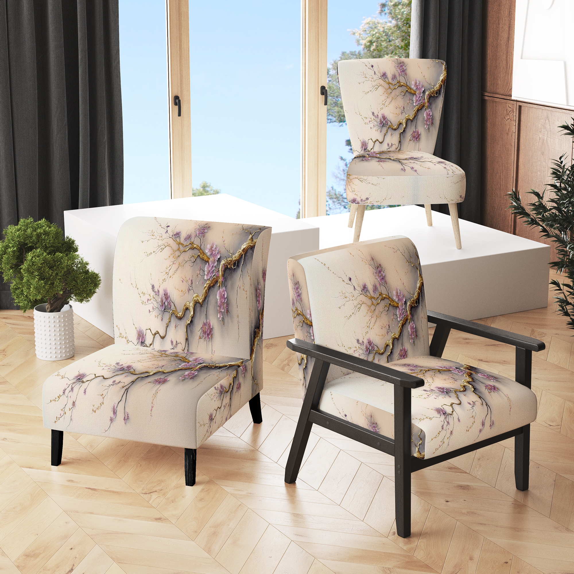 Plum accent online chairs