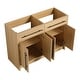 preview thumbnail 17 of 16, Beingnext 48"/60" Bathroom Vanity With Double Sink, Freestanding Bathroom Vanity With 4 Doors And 2 Adjustable Shelves