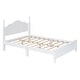 3-Pieces Bedroom Sets, Full Size Wood Platform Bed with Two Storage ...