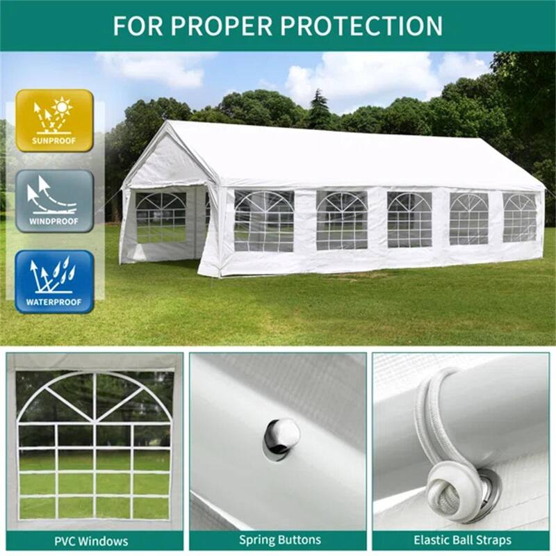 White Party Tent for Family Party Wedding