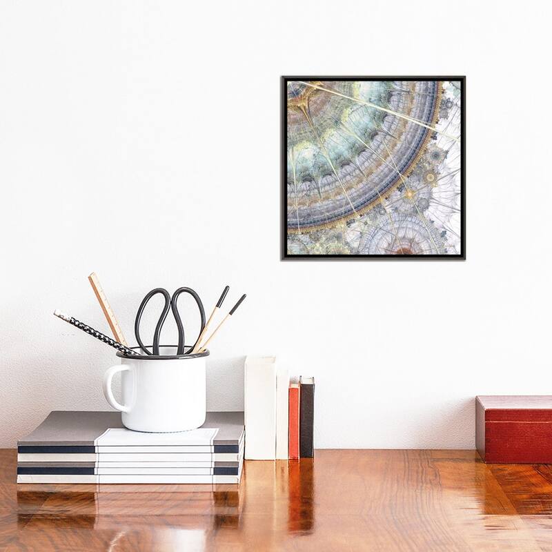 iCanvas "Clockworks IV" by James Burghardt Framed