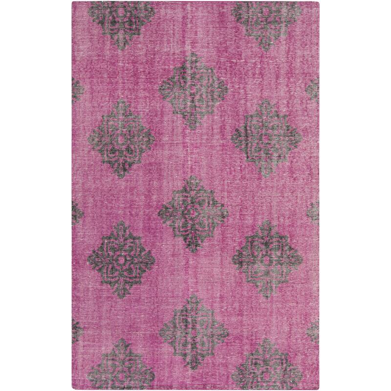 Crediton Hand-knotted Contemporary Wool Area Rug