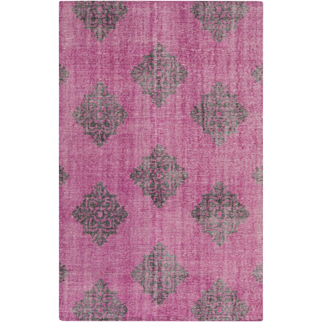 Crediton Hand-knotted Contemporary Wool Area Rug