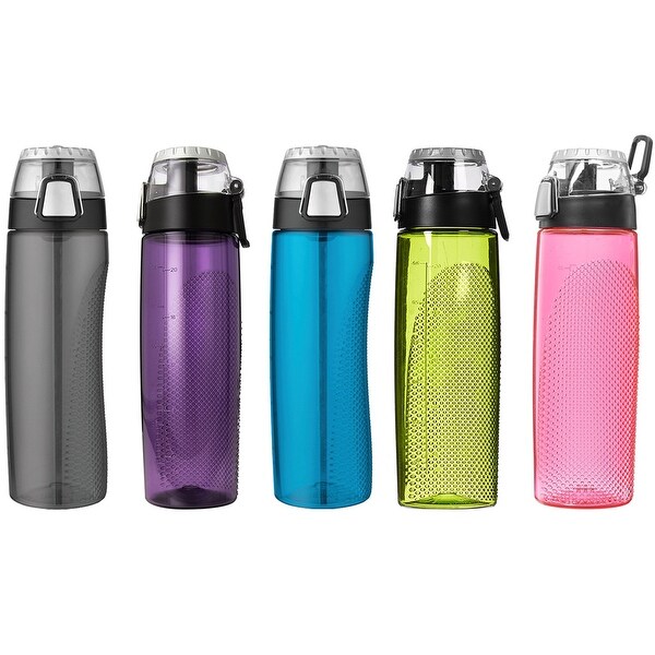 Thermos 24 oz. Eastman Tritan Flip-Cap Hydration Water Bottle w/ Rotating Meter - 24 oz.