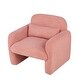 preview thumbnail 35 of 42, Stylish and Minimalist Single Sofa Chair with Arms and Pillow, Armchair, Accent Chair for Living Room, Bedroom, Study