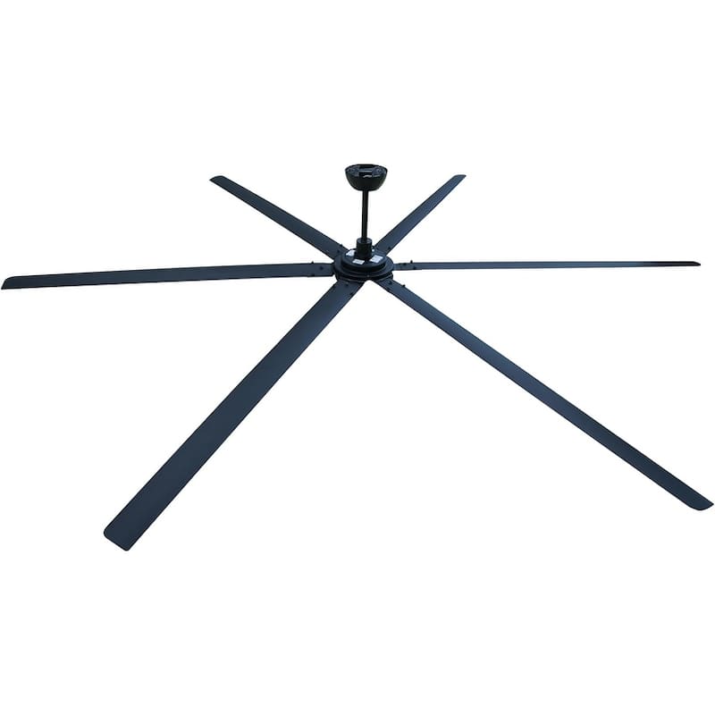 iLIVING High Volume Low Speed Outdoor BLDC Big Ceiling Fan with Brushless DC Motor, Reversible, IR Remote