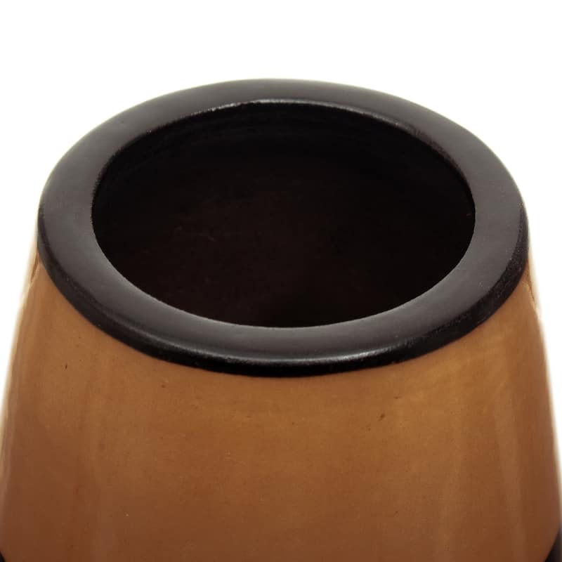 Novica Handmade Tubular Ceremony Ceramic Decorative Vase