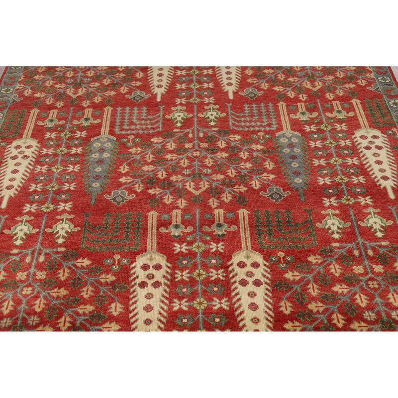 Heriz Serapi Indian Rug Handmade Wool Carpet - 7'11" x 9'8"