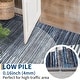 preview thumbnail 24 of 31, Garvee Washable Semicircle Geometric Stripes Area Rug