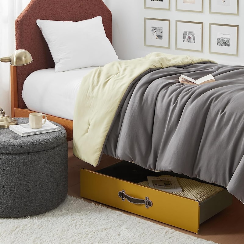 Texture® Brand - Rolling Under Bed Storage Drawer by DormCo