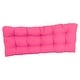 preview thumbnail 6 of 94, Solid Twill Tufted Indoor Bench Cushion (Multiple widths from 42 to 60 inch)