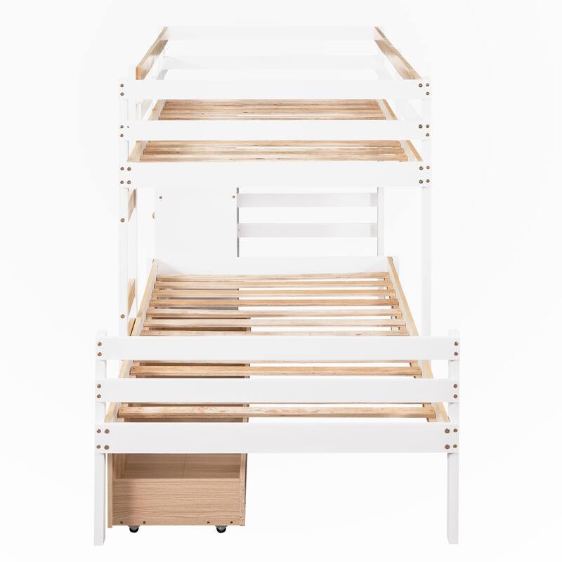 Twin over Twin Loft Bunk Bed