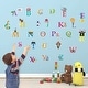 preview thumbnail 14 of 12, Walplus Kids Learning Alphabets Wall Sticker Nursery Decor Art Decal 1 pack + Swarovski Crystals - Multi