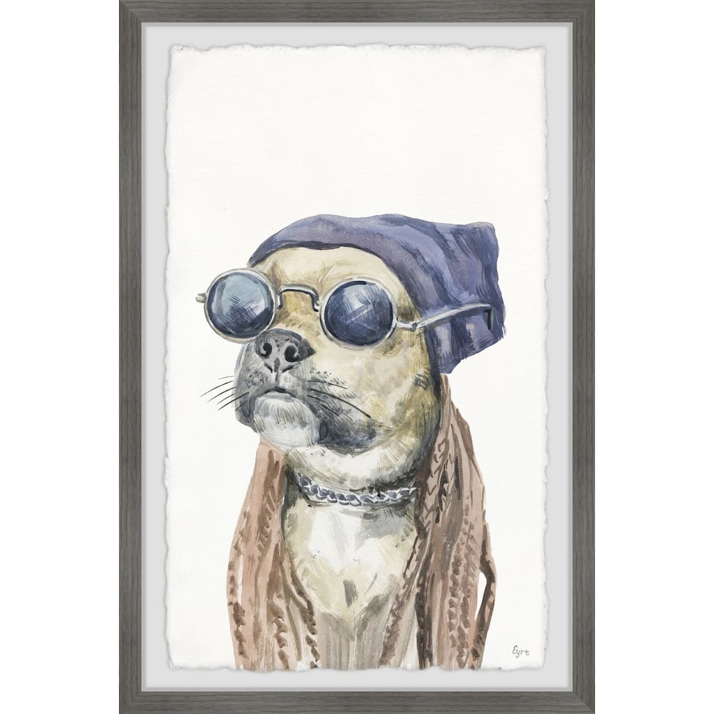 Rockstar Framed Painting Print - Modern Wall Art Decor for Home Living Room Office