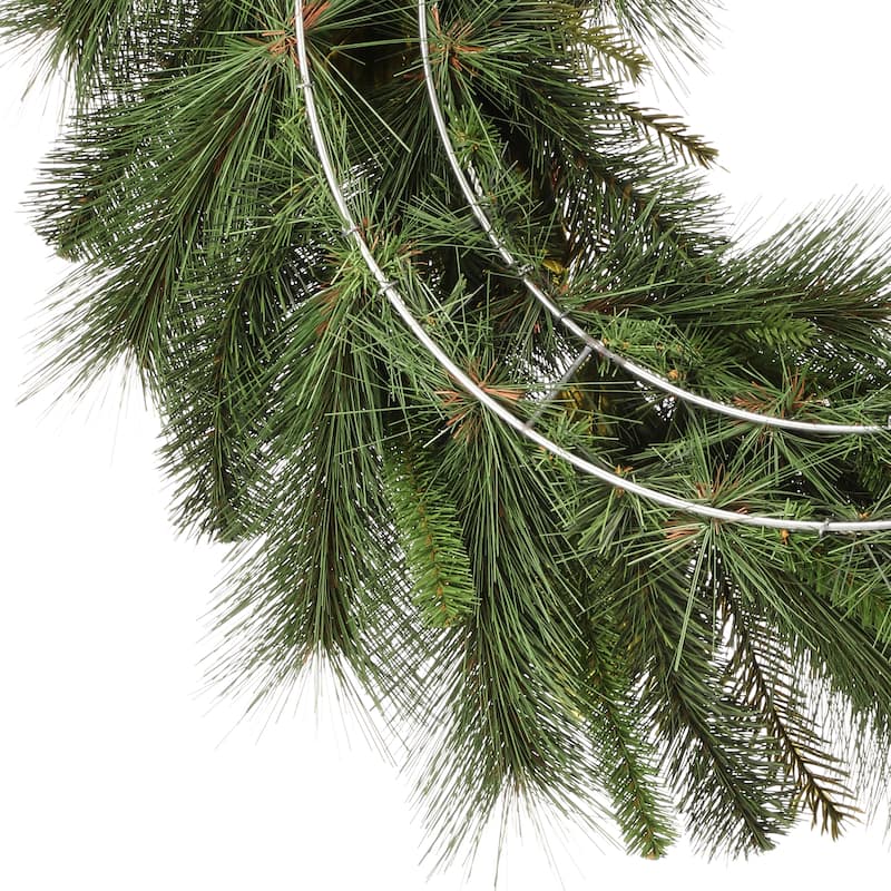 30" Uv Pine/Magnolia/Berry Spruce Wreath - Green - 30