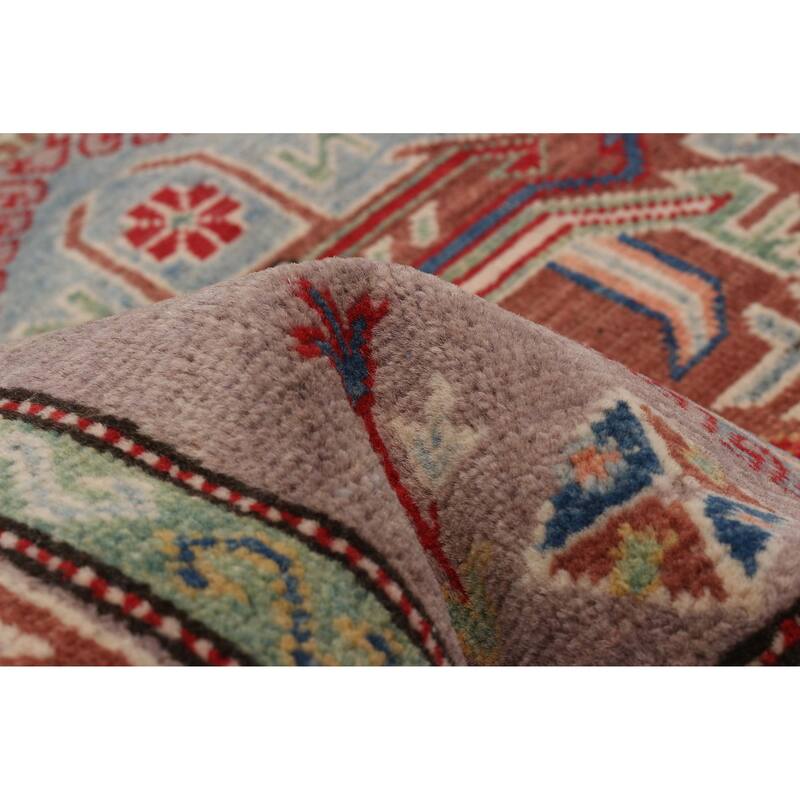 ECARPETGALLERY Hand-knotted Uzbek Ghazni Taupe Wool Rug - 2'8 x 10'0