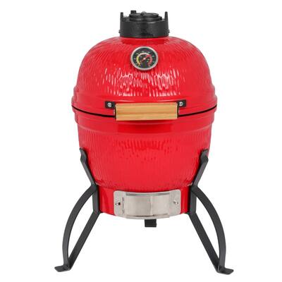 Outdoor 13 diam. Ceramic Charcoal BBQ Grill