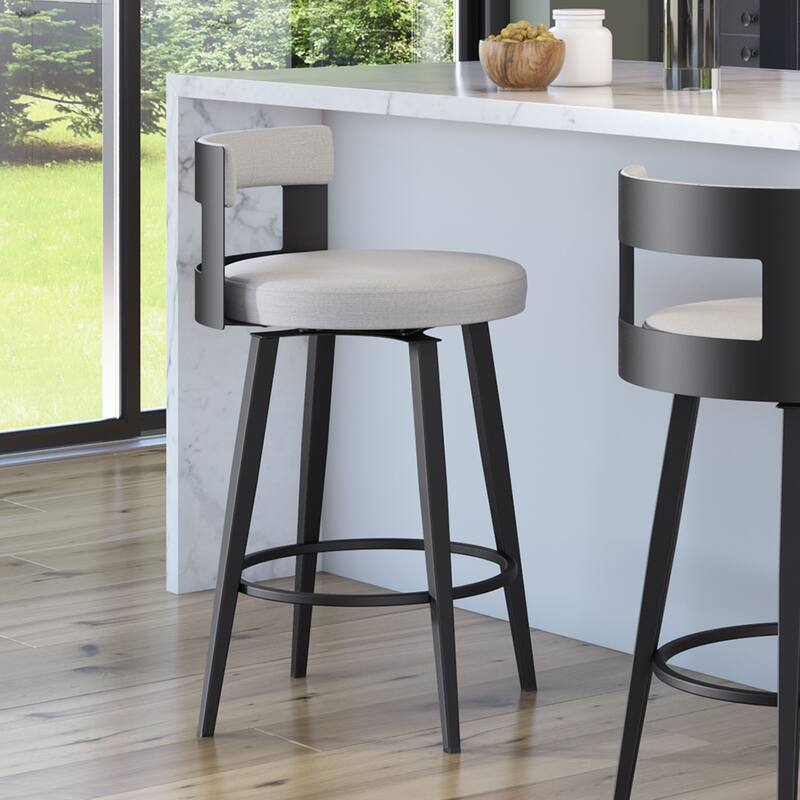 Amisco Paramont Swivel Counter and Bar Stool - N/A