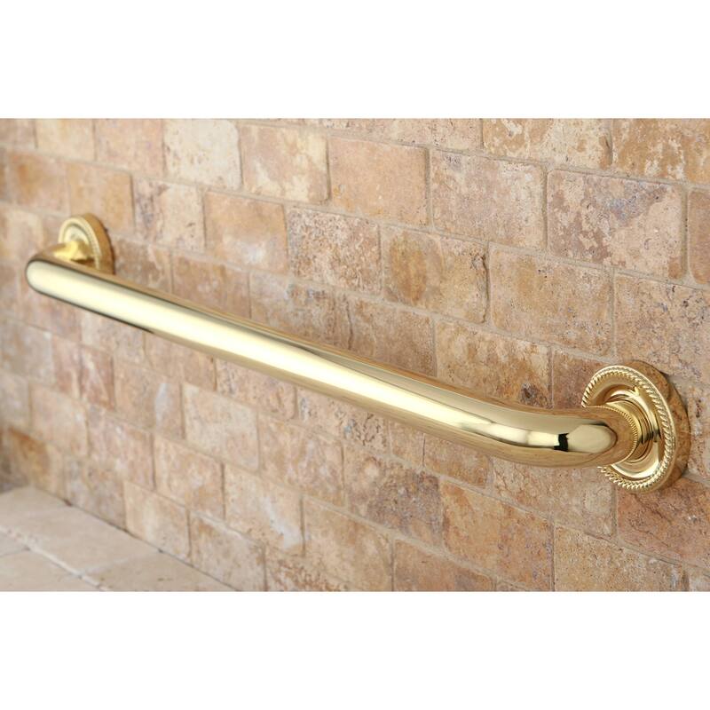 Kingston Brass Camelon 24-Inch X 1-1/4-Inch OD Grab Bar