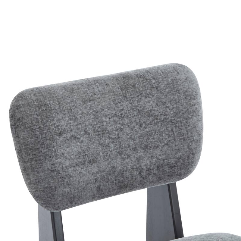 [Set of 2] Modern Lounge Chair with Polyester Upholstery, Wood Base, Minimalist and Stylish Accent Seating for Living Room
