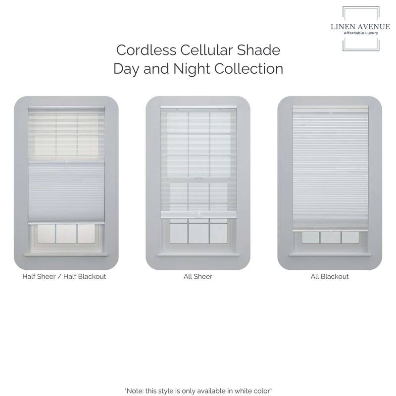 Linen Avenue Cordless Day/Night Cellular Shade